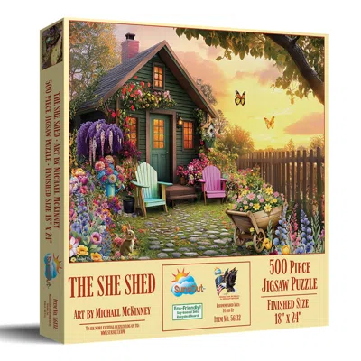 Sunsout The She Shed 500 Piece Jigsaw Puzzle For Adults In Multi