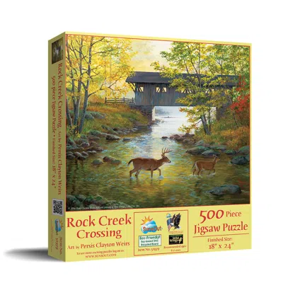 Sunsout Rock Creek Crossing 500 Piece Jigsaw Puzzle For Adults In Multi