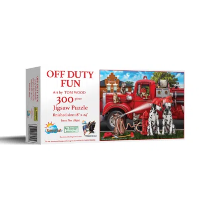 Sunsout Off Duty Fun 300 Piece Jigsaw Puzzle For Adults In Multi