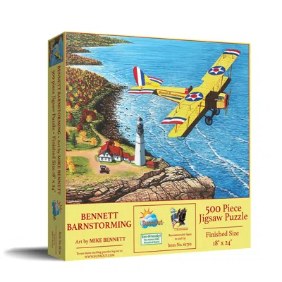 Sunsout Bennett's Barnstorming 500 Piece Jigsaw Puzzle For Adults In Multi