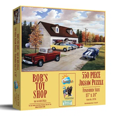 Sunsout Bob's Toy Shop 550 Piece Jigsaw Puzzle For Adults In Yellow