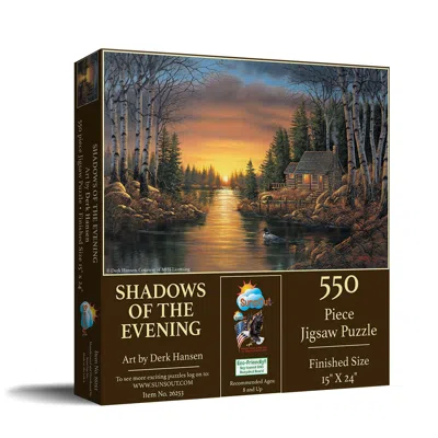Sunsout Shadows Of The Evening 550 Piece Jigsaw Puzzle For Adults In Brown
