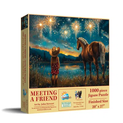 Sunsout Meeting A Friend 1000 Piece Jigsaw Puzzle For Adults In Yellow