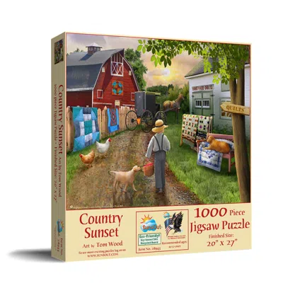 Sunsout Country Sunset 1000 Piece Jigsaw Puzzle For Adults In Neutral