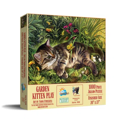 Sunsout Garden Kitten Play 1000 Piece Jigsaw Puzzle For Adults In Multi