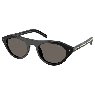 Prada Pr B15s 16k731 51mm Womens Irregular Sunglasses In Black