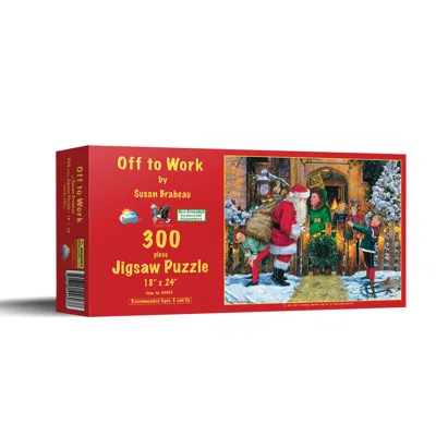 Sunsout Off To Work 300 Piece Jigsaw Puzzle For Adults Christmas In Multi