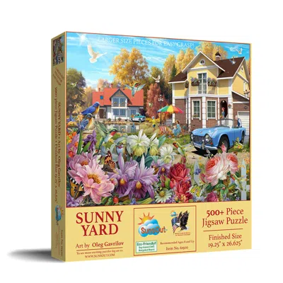Sunsout Sunny Yard 500 Piece Jigsaw Puzzle For Adults Large Pieces In Multi