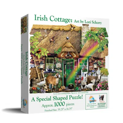 Sunsout Irish Cottage 1000 Piece Jigsaw Puzzle For Adults Special Shape In Multi
