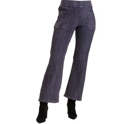 Xcvi Jenika Flare Pants In Distress Wash Mariner In Multi