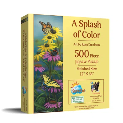 Sunsout Splash Of Color 500 Piece Jigsaw Puzzle For Adults In Multi