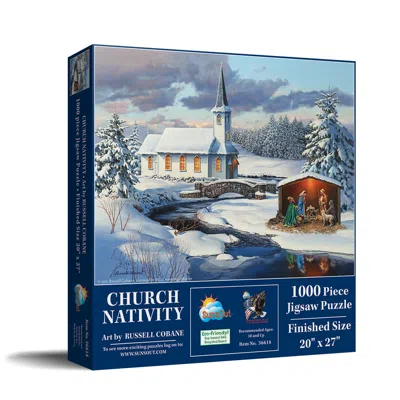 Sunsout Church Nativity 1000 Piece Jigsaw Puzzle For Adults Christmas In Multi