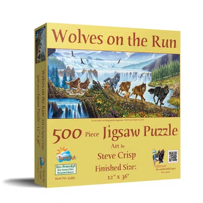 Sunsout Wolves On The Run 500 Piece Jigsaw Puzzle For Adults In Multi