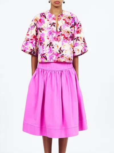 Ulla Johnson Suri Blouse In Azalea In Pink