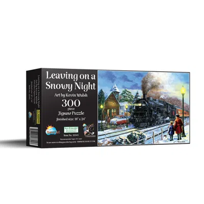 Sunsout Leaving On A Snowy Night 300 Piece Jigsaw Puzzle For Adults Christmas In Multi