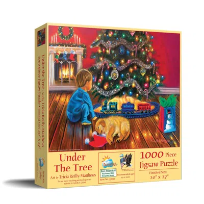 Sunsout Under The Tree 1000 Piece Jigsaw Puzzle For Adults Christmas In Multi