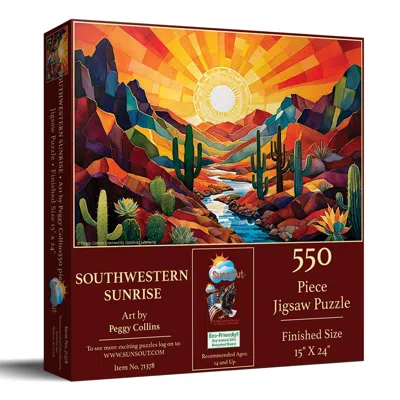 Sunsout Southwestern Sunrise 550 Piece Jigsaw Puzzle For Adults In Multi