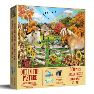 Sunsout Out In The Pasture 500 Piece Jigsaw Puzzle For Adults In Yellow