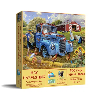 Sunsout Hay Harvestng 500 Piece Jigsaw Puzzle For Adults In Multi