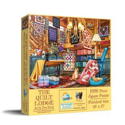 Sunsout The Quilt Lodge 1000 Piece Jigsaw Puzzle For Adults In Multi