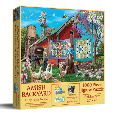 Sunsout Amish Backyard 1000 Piece Jigsaw Puzzle For Adults In Multi