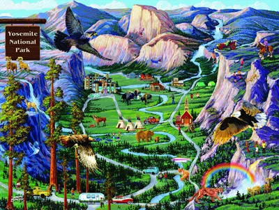 Sunsout Yosemite Adventures 500 Piece Jigsaw Puzzle For Adults In Multi