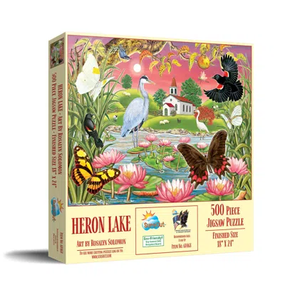 Sunsout Heron Lake 500 Piece Jigsaw Puzzle For Adults In Multi