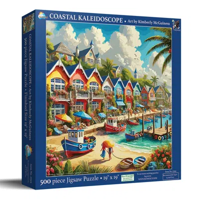 Sunsout Coastal Kaleidoscope 500 Piece Jigsaw Puzzle For Adults In Multi