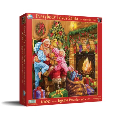 Sunsout Everyone Loves Santa 1000 Piece Jigsaw Puzzle For Adults Christmas In Multi