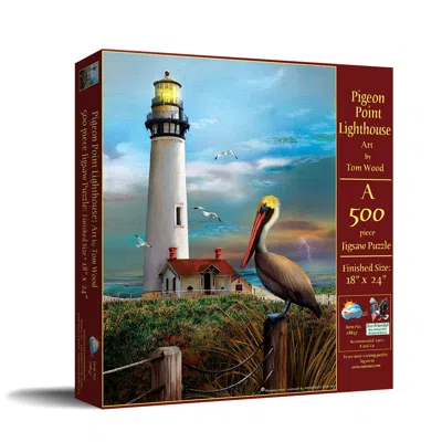 Sunsout Pigeon Point Lighthouse 500 Piece Jigsaw Puzzle For Adults In Brown