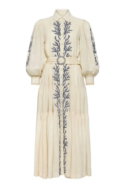 Carolina K Women's Marie Jane Dress In Gardenia In Neutral