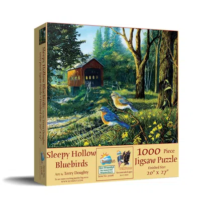 Sunsout Sleepy Hollow Blue Birds 1000 Piece Jigsaw Puzzle For Adults In Multi