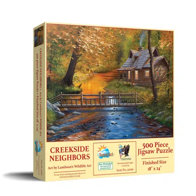 Sunsout Creekside Neighbors 500 Piece Jigsaw Puzzle For Adults In Multi
