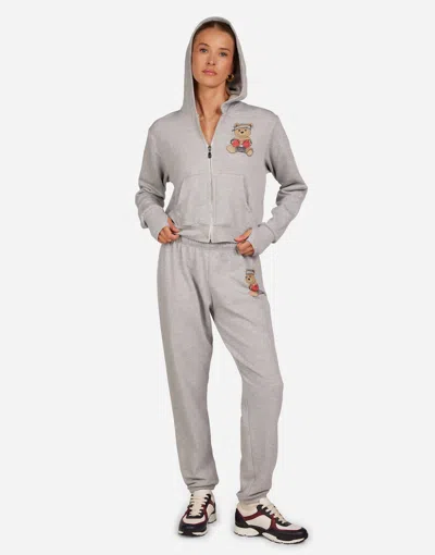 Lauren Moshi Kori Boxing Bear Joggers In Gray