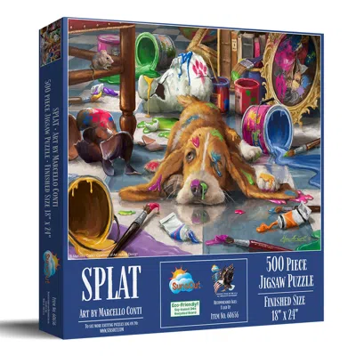 Sunsout Splat 500 Piece Jigsaw Puzzle For Adults In Blue