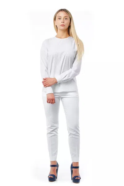 Bagutta White Cotton Women Women's Blouse In White