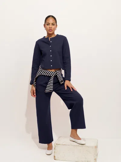 Alex Mill Coco Sport Cardigan In Blue