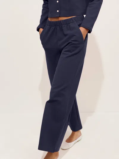Alex Mill Riley Pant In Linen In Blue