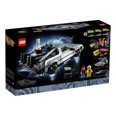 Lego Back To The Future Delorean Time Machine Set In Metallic
