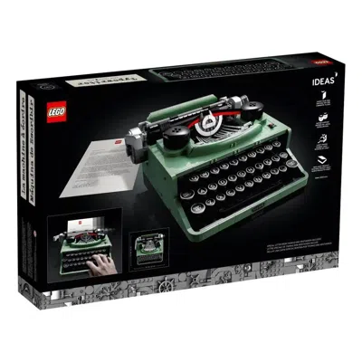 Lego Ideas Typewriter Set In Green