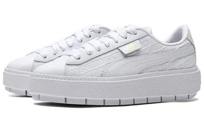 Puma (wmns)  Platform Trace 'triple White'
