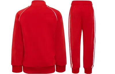 Adidas Originals (gs) Adidas Adicolor Sst Track Suits 'red'