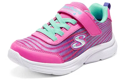 Skechers (gs)  Dreamy Dancer Radiant Rogue Sneaker 'pink Green' In Multi