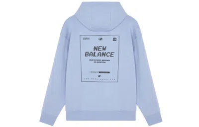 New Balance Logo Printing Sports Pullover Couple Style Blue