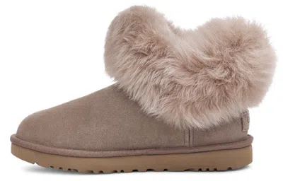 Ugg (wmns)  Classic Mini Fluff Collar 'brown Caribou'