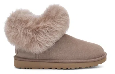 Ugg (wmns)  Classic Mini Fluff Collar 'brown Caribou'