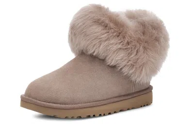 Ugg (wmns)  Classic Mini Fluff Collar 'brown Caribou'
