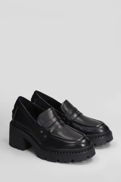Ash Nikla Loafers In Black