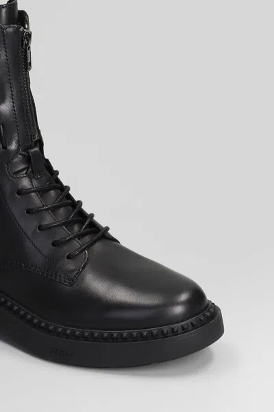 Ash Misty Combat Boots In Black