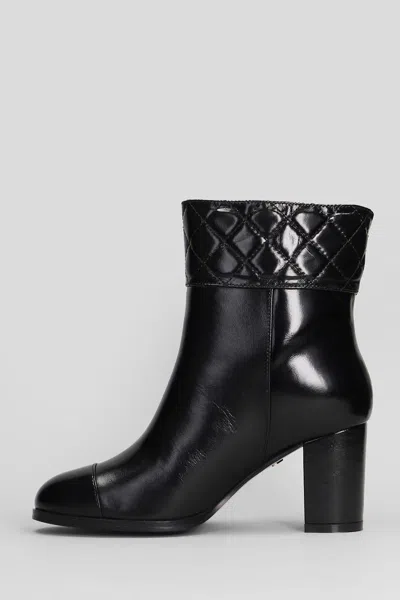 Gold & Rouge Tulli High Heels Ankle Boots In Black